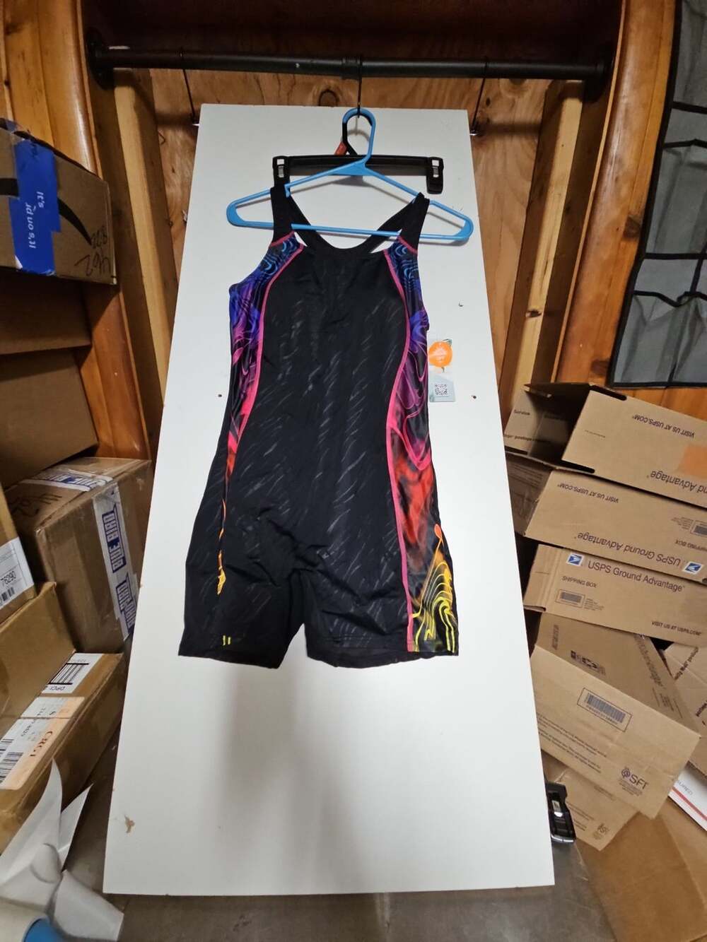 (375) Charmo Boyleg Swimsuit Size S Athletic One Piece